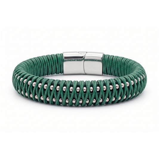 The Emerald Weave Bracelet | Artisan Series