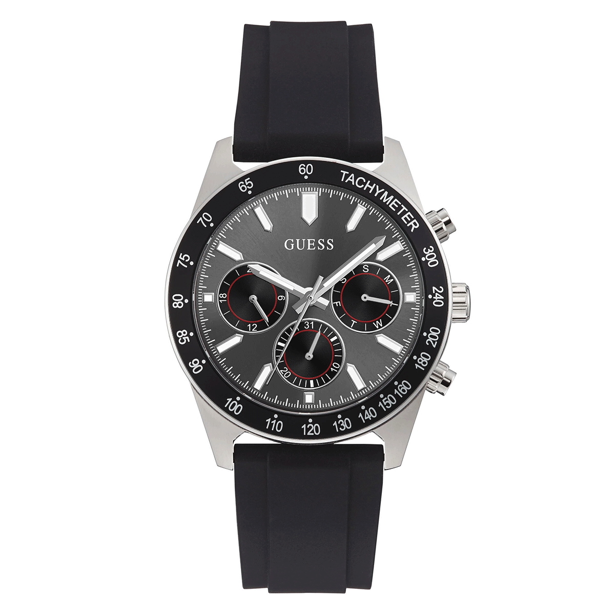 Guess Watch Analog Black Dial Mens Watch Ki Jewelry 8474