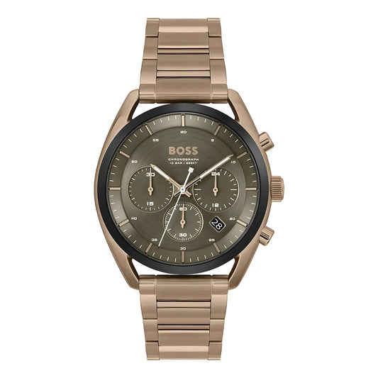 ساعة هوغو بوس للرجال كرونوغراف بحزام سيليكون | 1513967