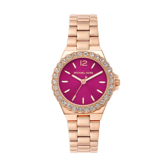 ساعة مايكل كورس لينوكس للنساء بمينا خضراء | MK7395