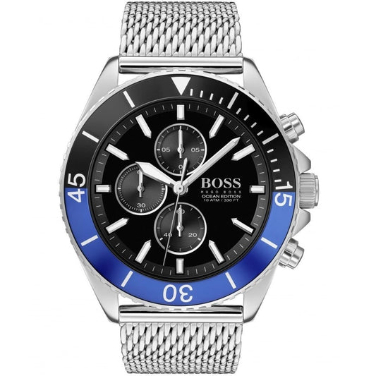 ساعة رجالية Ocean Edition Hugo Boss بمينا زرقاء | 1513742