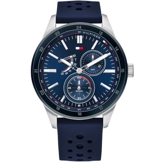 Tommy Hilfiger Blue Rubber Men's Watch | 1791635