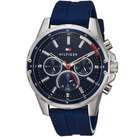Tommy Hilfiger Blue Rubber Men's Watch | 1791791