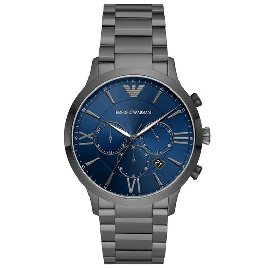 Men's Watch Giovanni With Blue dial and Grey Steel Chronograph | AR11348