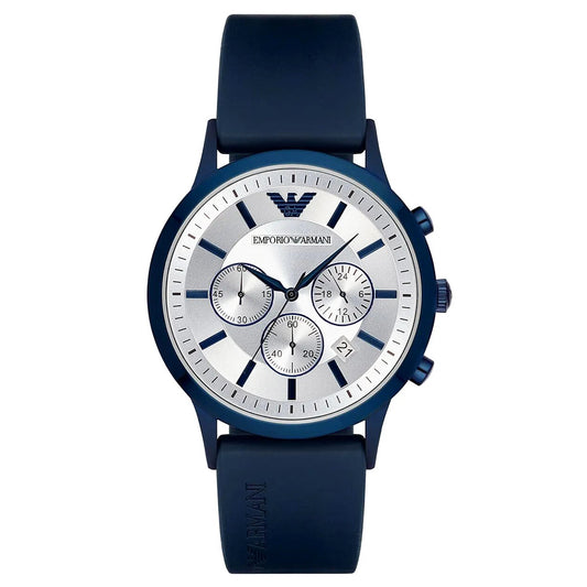 Renato Analog Blue Strap Men's Watch Silicone strap | AR11026