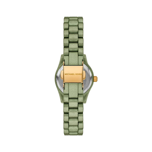 Women's Watch Petite Sage Green Dial with Stainless Steel Strap | MK7517LE