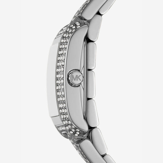 Petite Emery Silver-Tone Double Wrap Watch | Mk4836