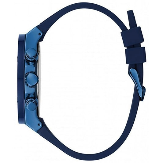 ساعة GUESS كرونوغراف بمينا زرقاء للرجال | GW0057G3