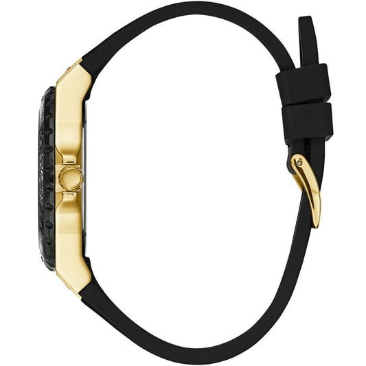 ساعة جيس النسائية Limelight بمينا سوداء وحزام مطاطي | W1053L7