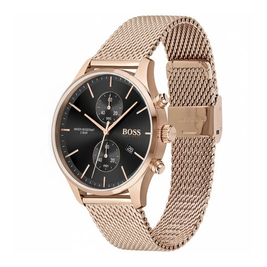 Boss Men’s Rose Gold Stainless Steel Watch | 1513806