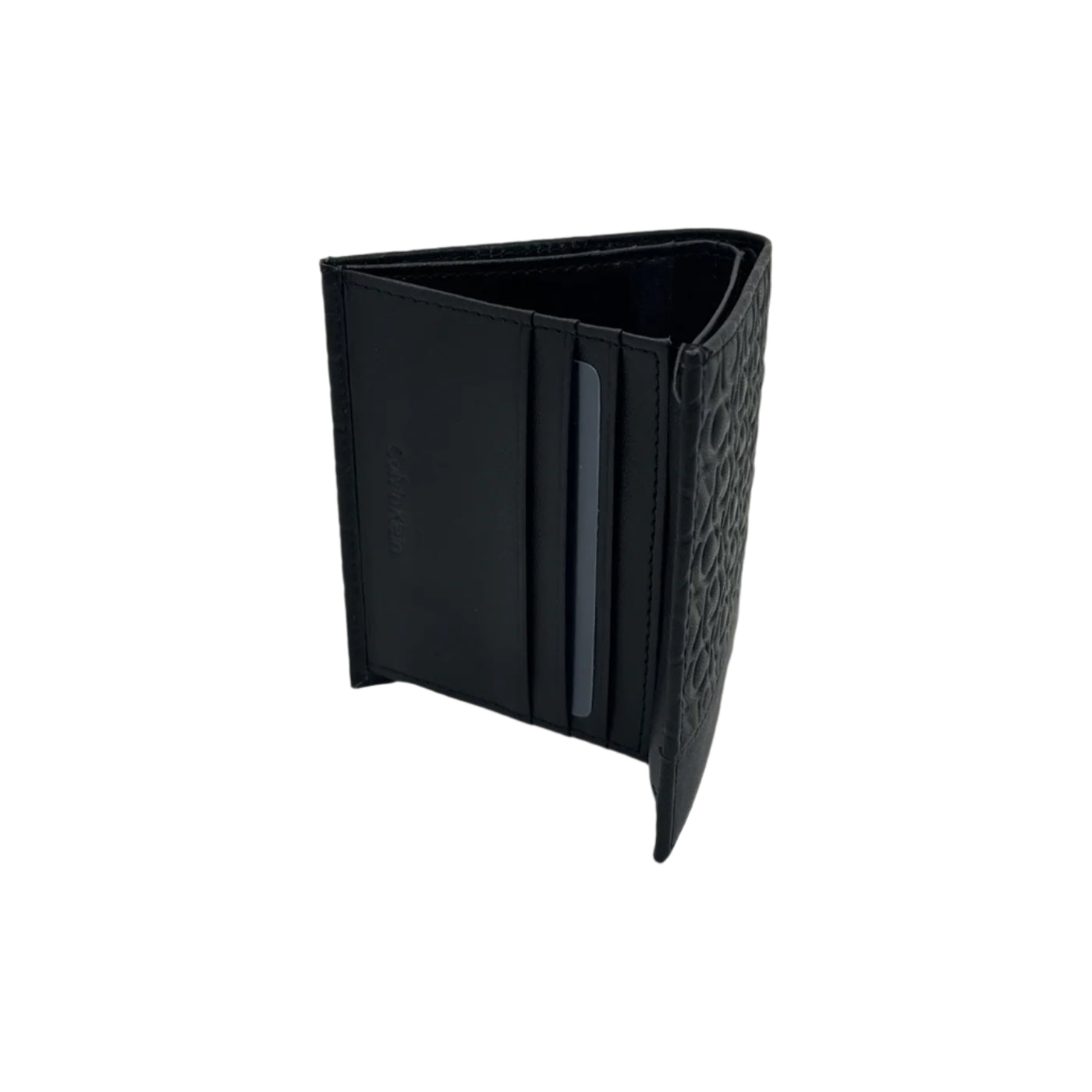 CK Bifold Men's Genuine Leather Patterned Wallet