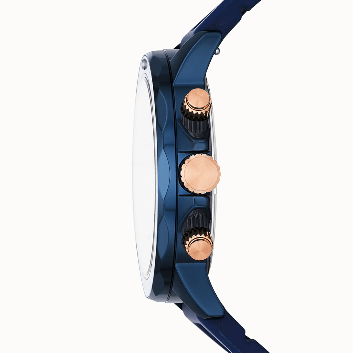 Fossil Multifunction Blue Silicone strap Stainless Steel Case