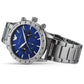 Blue Dial Chronograph  Men's Watch with Silver Strap | AR11306