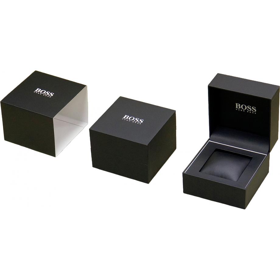 ساعة هوغو بوس سيجنتشر للسيدات باللون الذهبي الوردي