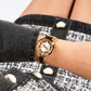 GUESS Ladies Full Gold with crystal Dial Watch | GW0470L2