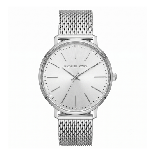 Michael Kors Silver Stainless-steel Women Watch| Pyper MK4338