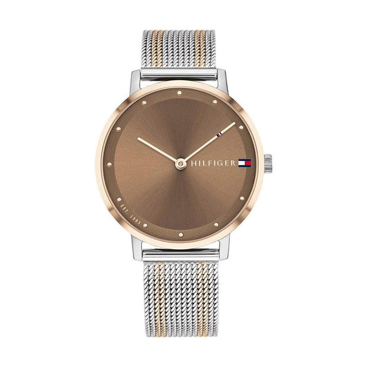 Tommy Hilfiger Brown Dial Two-tone Stainless-steel Women Watch| Pippa 1782152