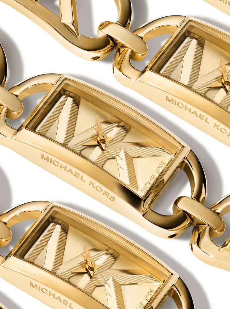 Gold Michael Kors Stainless-steel for Women| Mk7406