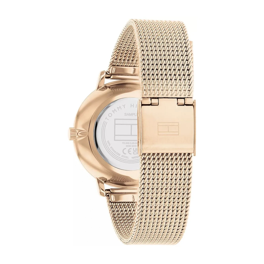 Tommy Hilfiger Grey Dial Rose Gold-tone Women Watch| Pippa 1782669