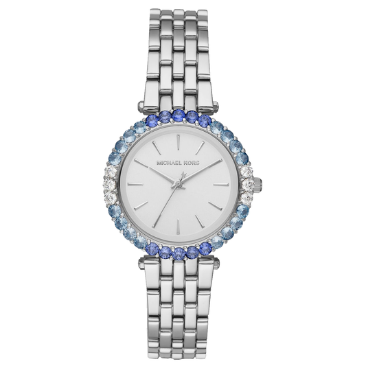 Michael Kors Darci Silver Pave Women's Watch