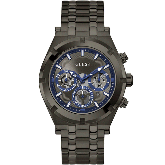 ساعة جيس متعددة الوظائف للرجال بمينا رمادية | GW0260G3