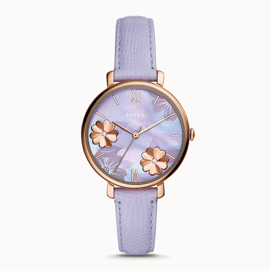 ساعة فوسيل جاكلين للنساء باللون الأرجواني | ES4814