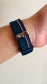 Tommy Hilfiger blue Dial Rubber bracelet