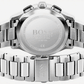 BOSS Chronograph Quartz Watch for Men with black dial