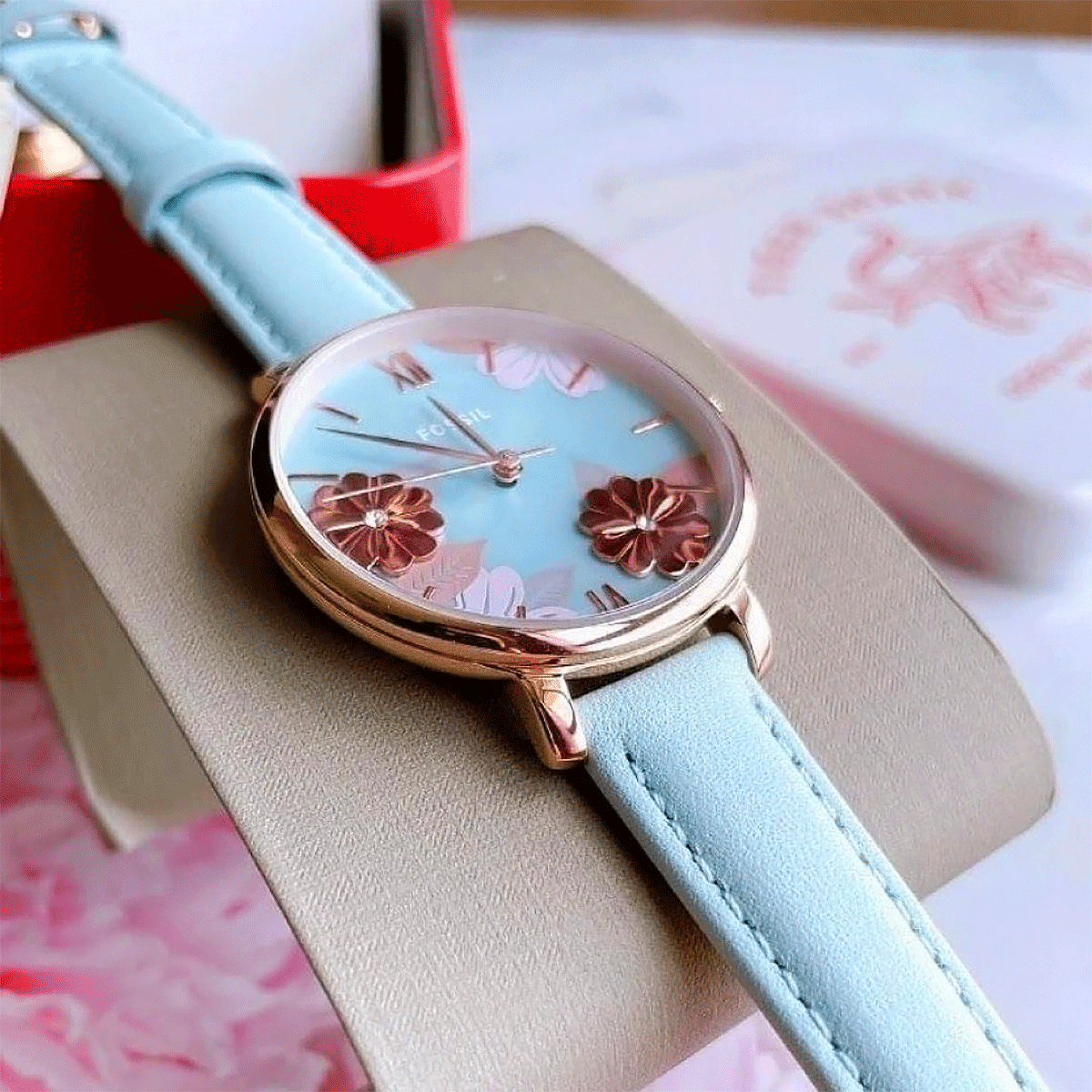 ساعة فوسيل جاكلين النسائية كوارتز ES4813