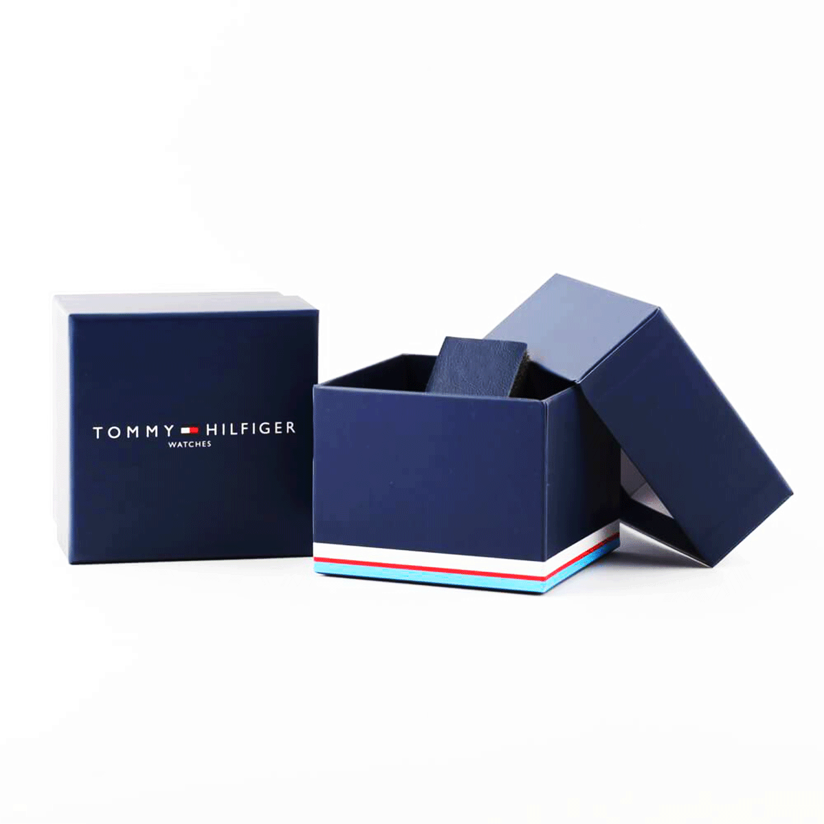 Tommy Hilfiger men's watch with blue silicone bracelet