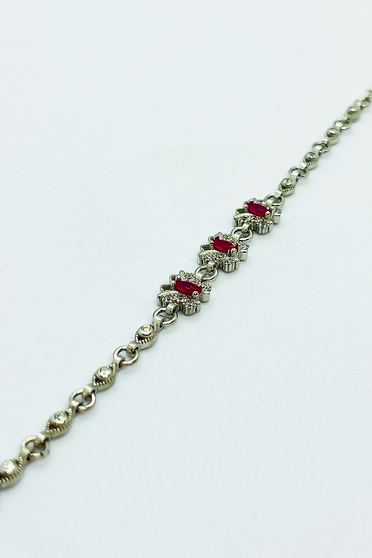 Three red Butterflies