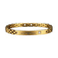 Giorgio Armani Full Gold Bracelet with Crystal Accent