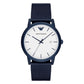 Emporio Armani Men's Watch - Navy Blue Strap with White Dial | AR11025