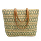Women's Large Straw Summer Tote Bag | Casual Beach & Travel Handbag