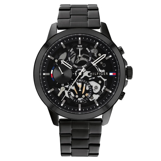 Tommy Hilfiger Black stainless steel Men's watch | 1710478
