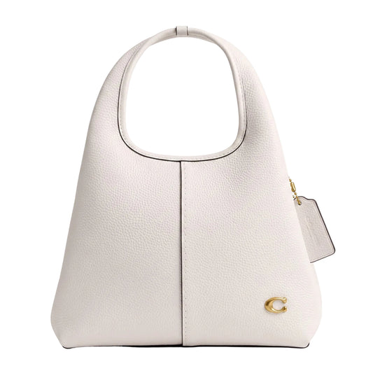 Authentic Coach Lana Shoulder Bag - Chalk White