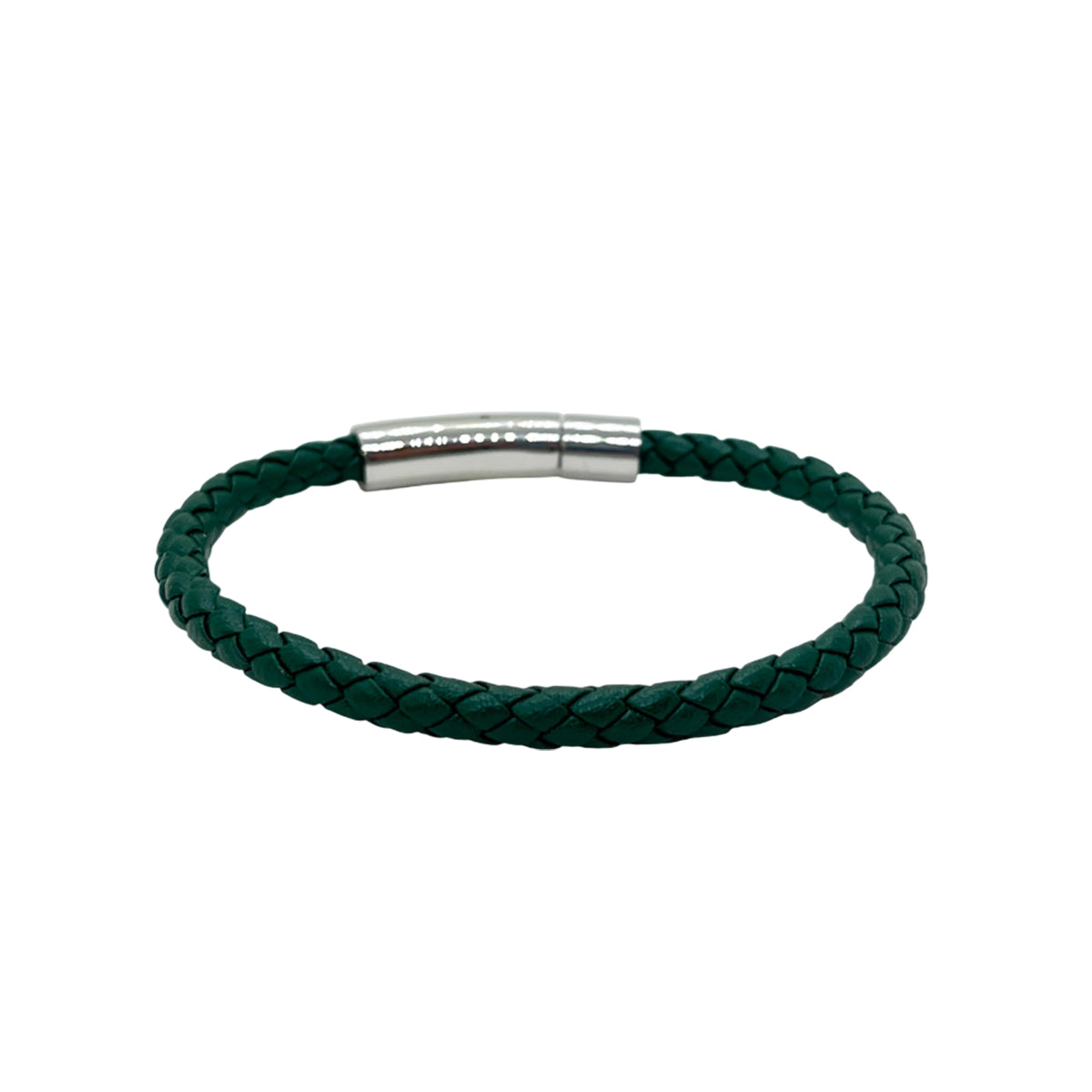 سوار هوغو بوس للرجال من الجلد الأزرق