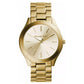 Michael Kors Women's Slim Runway Gold Watch | MK3179