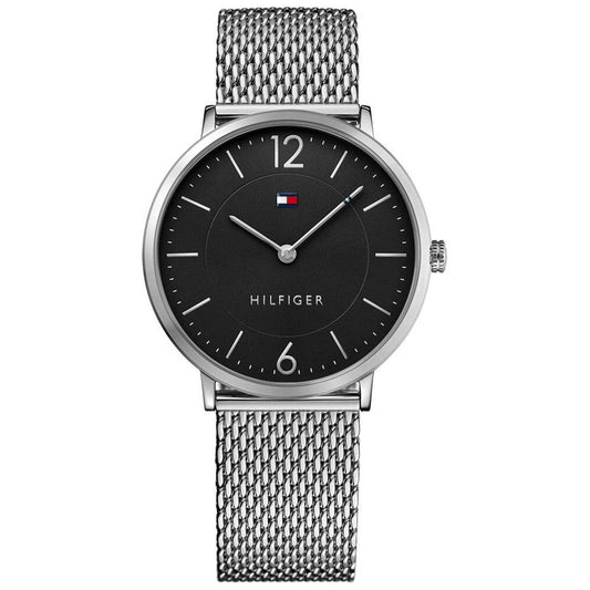 Tommy Hilfiger Men’s Stainless Steel Black Dial  Watch | 1710355