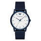 Emporio Armani Men's Watch - Navy Blue Strap with White Dial | AR11025