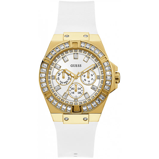 Golden women watch GW0118L5 Venus with white strap