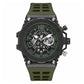 Guess Exposure Chronograph Green Strap Men's Watch | GW0325G2