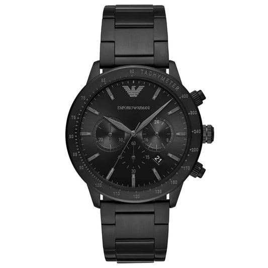 Full Black Steel Chronograph authentic Men's Watch | AR11242