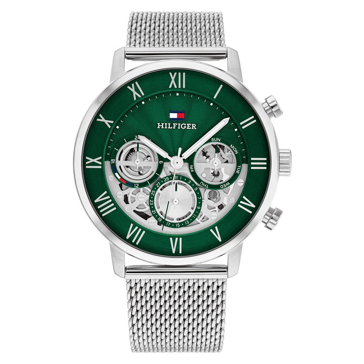 Tommy quartz Men's watch with green dial | 1710567