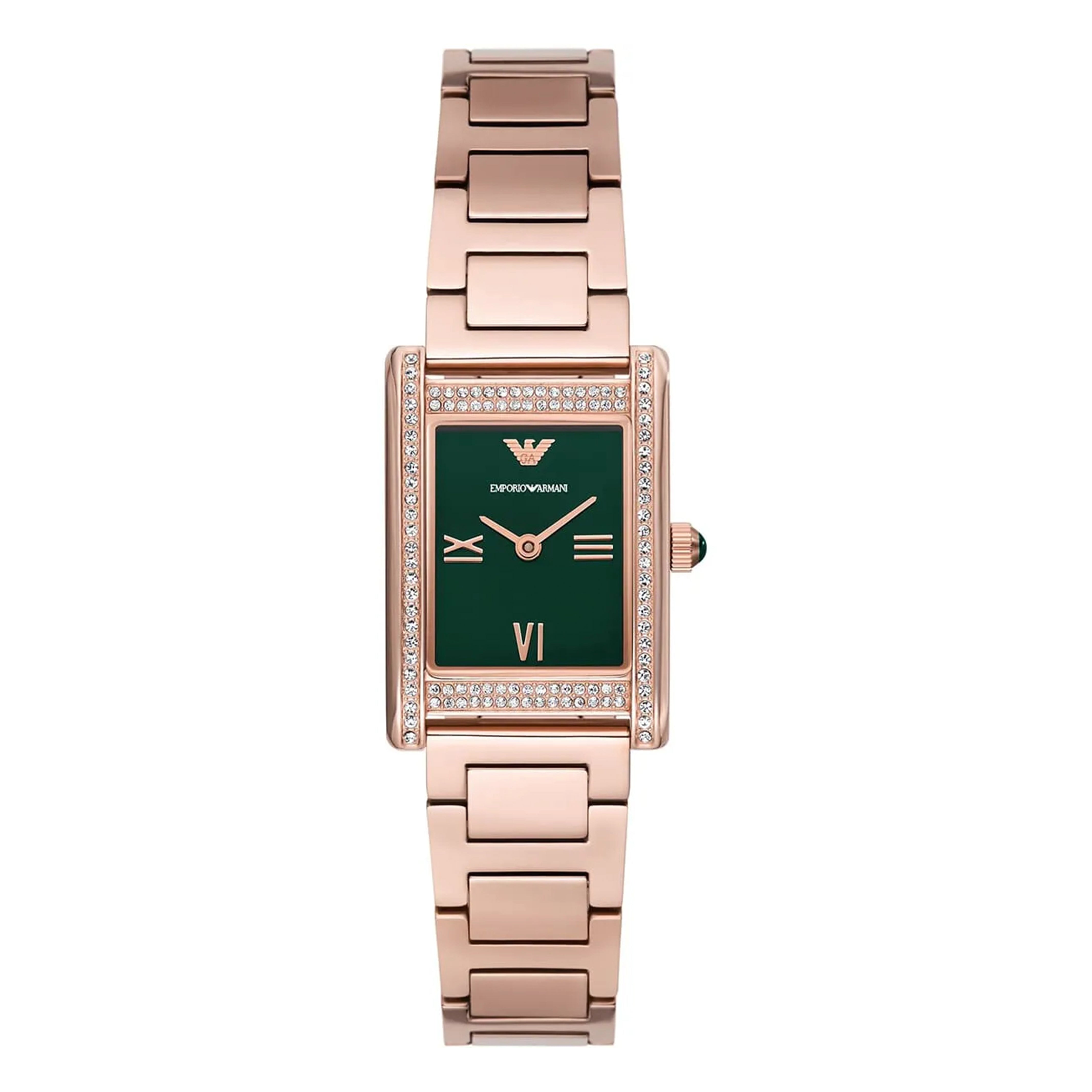 Ladies Genni Rose Gold and Dark Green Dial Watch | AR11641 – Ki jewelry