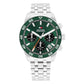 Tommy Hilfiger Men's TH85 Chronograph Watch | Green Dial & Silver 1792215