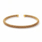 Premium Men's Gold Steel Link Bracelet | Flexible Size