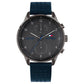 Tommy Hilfiger Chase Watch blue leather strap - 1791578