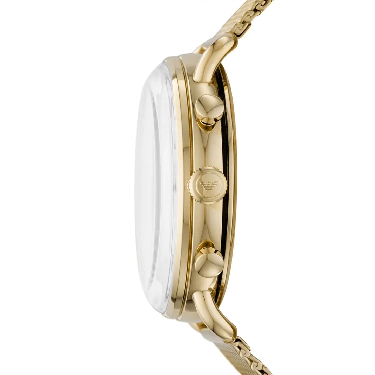 Gold stainless steel Aviator Chronograph Men's Watch | AR11315