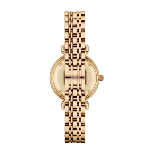 Gianni T-Bar Crystal Pave Dial Gold Tone Ladies Watch | AR1907